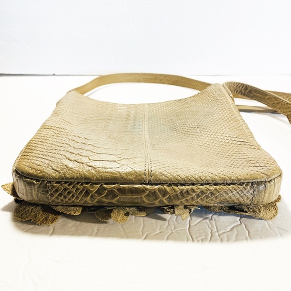 FRYE Bag Crossbody Melissa Floral Swing Leather Dove Bohemian Floral - Picture 6 of 15